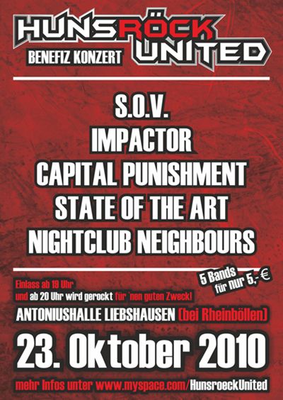 Plakat Hunsröck United 2010