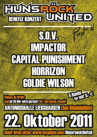 Plakat Hunsröck United 2011