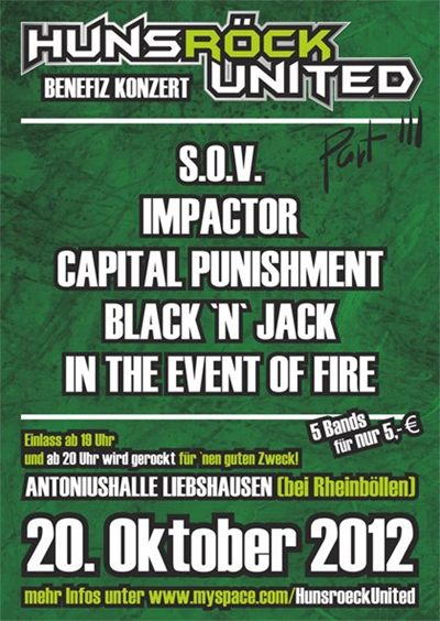 Plakat Hunsröck United 2012