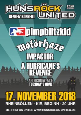 Plakat Hunsröck United 2018